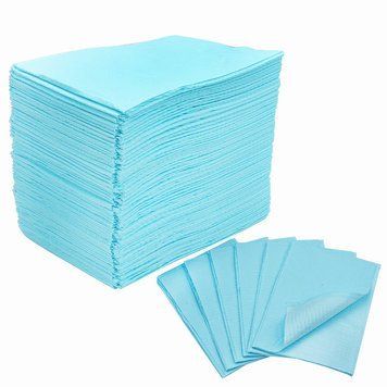 Dochem Wide-Cover Нагрудники медичні,3 шарові, сині, 500 шт. 1A4200 фото