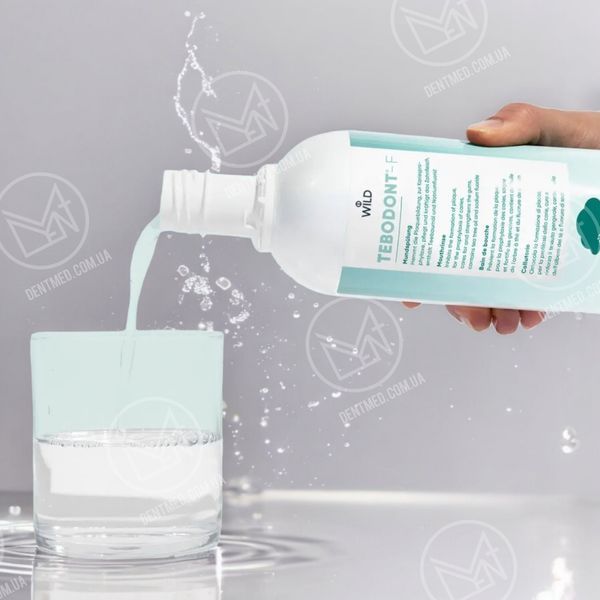 Ополіскувач для порожнини рота Dr.Wild Tebodont-F з олією чайного дерева та фторидом, 500 мл  11.3478 фото