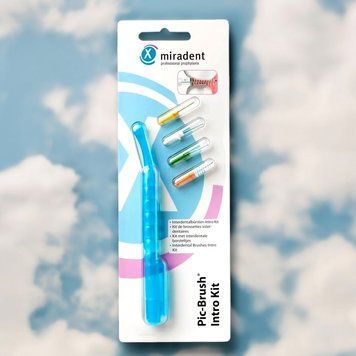 Інтердентальна щітка Pic Brush Intro Kit - Blue, (Miradent) 630005 фото