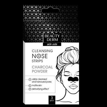 Очищуючі смужки для носу Beautyderm з бамбуковим вугіллям, 🍙 3 шт 4820185223225 фото