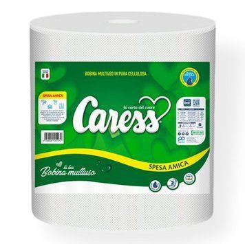 Паперові рушники CARESS SPESA AMICA, 2 шари, 1 рулон 🍃 8054529251070 фото