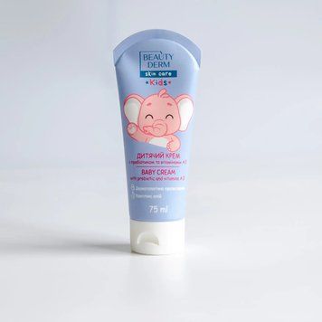 Крем Beautyderm Kids з пребіотиком та вітамінами А і Е, 75мл 4820185225175 фото