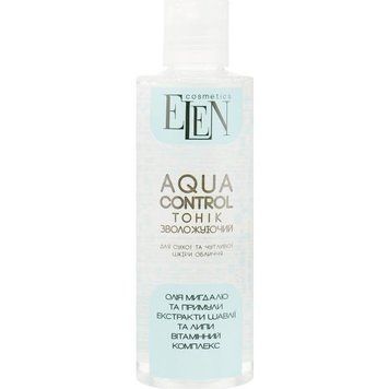 Тонік для сухої і чутливої шкіри обличчя Elen Cosmetics Aqua Control, 200 мл 4820185222228 фото